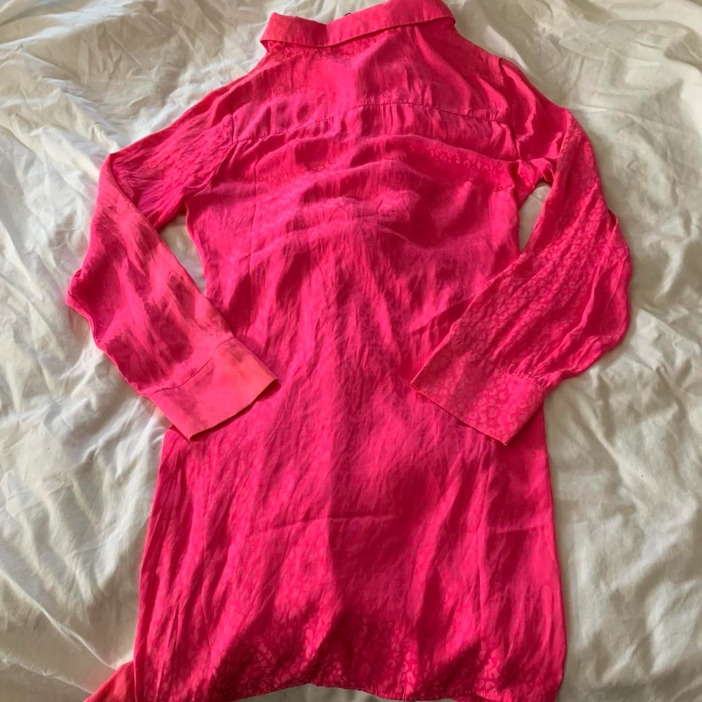 NWT Tie Curious Mini Dress in Pink Glo - Picture 8 of 9